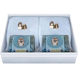 Double Gift Box with Shih-tzu Soap and Towel