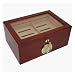 Mantello 100 Cigar Desktop Humidor Glasstop