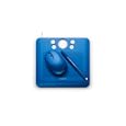Bamboo Fun (Small) Blue Tablet with Pen, Mouse, and Graphics Software