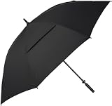 Haas-Jordan 68-Inch Hurricane 345 Tour Plus Umbrella, Black
