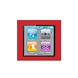 Red Silicone Rubber Gel Soft Skin Case Cover for Ipod Nano 6th Gen Generation 6g 6 8gb 16gb 32gb by Electromaster