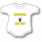Missouri Flip Cup Baby Ultrasoft Onesie