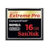SanDisk 16 GB CompactFlash Type 2 Flash Memory Card SDCFXP-016G-X46 - Black ....