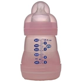 Mam 160Ml Ultivent Bottle Triple Pack Pink