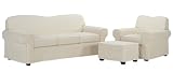 315B3v9HY7L. SL160  Maggie Slipcovered Collection: Maggie Slipcovered Queen Sleeper Sofa Set