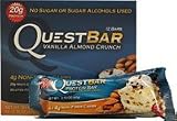 Quest Nutrition QuestBar Protein Bar Vanilla Almond Crunch -- 12 Bars