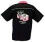 Coral Court Motel Black & Pink Loungemaster Bowling Shirt