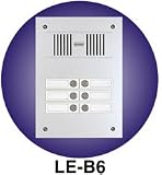 AIPHONE Model LE-B6 6-Call Entrance Station Intercom for LEF (Special Order)