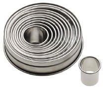 Kitchen: Ateco 11 Piece Graduated Round Cookie Cutter Set