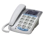 GE 29369GE1 Big Button Corded Desktop Phone with Call Waiting Caller ID and Speakerphone