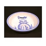 Pet Feeder Plate, Cat Pattern