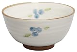 美濃焼 「くだもの柄」シリーズ 茶碗 ブルーベリー K30103 美濃焼 「くだもの柄」シリーズ 茶碗 ブルーベリー K30103