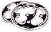 CHAINRING FMF 110mm 45T 5mm 6061 BK/SL