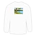 Long Sleeve T-shirt with water, tree, 