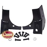 1997-2006 Jeep Wrangler Black Windshield Light Mount Brackets by Crown Remanufacturing