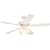 Westinghouse 7807900 Swirl Four-Light 52-Inch Five-Blade Ceiling Fan, White with Frosted Swirl Globes