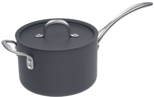 Calphalon Commercial Hard-Anodized 4-1 2-Quart Saucepan with Lid