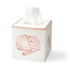 Coral Bath Shell Tissue Box Cover - Frontgate