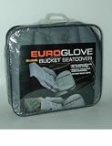 Allison 66-6006BLK Black Euro Glove Universal Bucket Seat Cover – Pack of 1