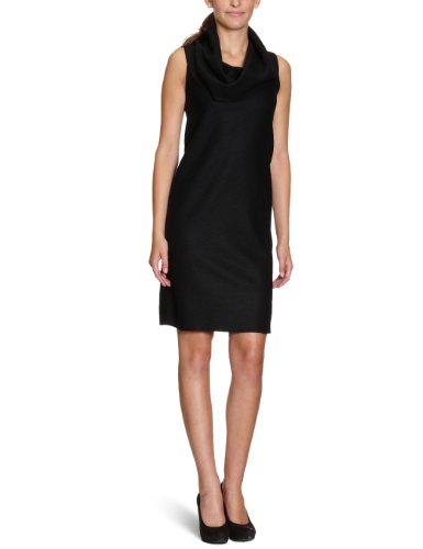 Henry Cotton\'s Damen Kleid/ Knielang 120136827100 Wollkleid, Gr. 38 (It 44), Schwarz (sch Preisvergleich