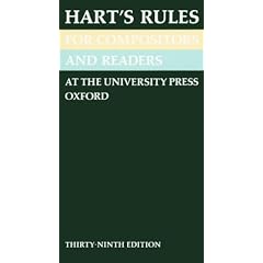 Rules for Compositors and Readers at the University Press, Oxford