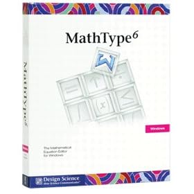Design Science MathType 6 Academic Win 00 XP Vista CD MTWA-RG-EN001stk