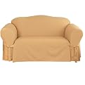 Sure Fit Cotton Duck Loveseat Slipcover Collection