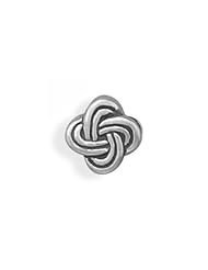 MMA Silver - Oxidized Celtic Knot Bead