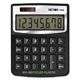 8-Digit Mini-Desk Calc.,Dual Power,3-1/4x4-1/4x1-1/4,BK, Sold as 1 each