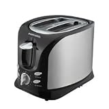 BLACK & DECKER Brushed Stainless Steel 2-Slice Toaster