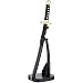 Traditional Katana Sword Letter Opener Black