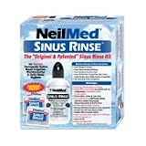 Sinus Rinse Regular Kit - Relieves Allergies & Sinus, 1 8oz. bottle + 1 cap + 1 tube + 50 mixture packets, (NeilMed)