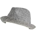 Quicksilver Mens Tweed Ball Fedora Hat Black Large/XLarge 852620-Blk