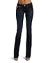 True Religion Women's Becky Basic Stretch, Dark Pony Express, 31