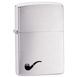 Zippo Pipe Lighter - Brushed Chrome
