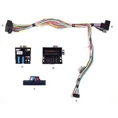 KRAM Audio2car f�r Audi, Seat, Skoda, VW Quadlock Stecker 40-polig