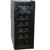 Haier HVW12ABB 12-Bottle Wine Fridge, Black