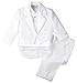 Spring Notion Baby Boys' White Classic Tuxedo with Tail