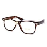 New Vintage Buddy Wayfarer Leopard Frame Glasses