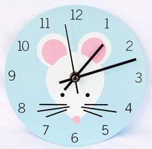Tot Dots Wall Clocks - Mouse