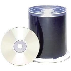 100PK CDR Printable White MATTE48X Spindle by Maxell