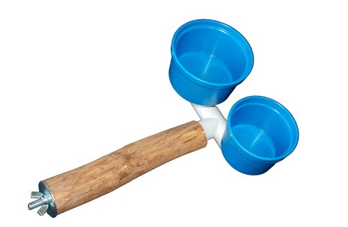 Parrot Bird Perch 'N Cups