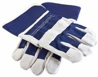 Kid's Real Leather Work Gloves