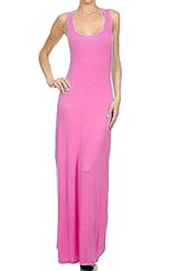 Sexy Scoop Neck Summer Sleeveless Tank Club Dress/Maxi Dress 