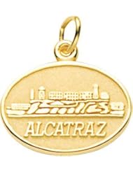 Rembrandt Charms Alcatraz Charm, 10K Yellow Gold