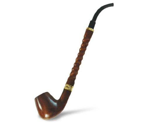 Tobacco Smoke Pipe - Bent Albert-Churchwarden 
