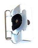 Amerock Double Demountable 1/2 Overlay Cabinet Door Hinge White