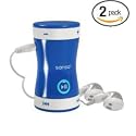 Sandisk 2-PACK: 512MB SANSA SHAKER MP3 Player Blue (SDMX9N-512B-A18, Retail Packages!)