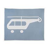 Dwell Studio Cashmere & Silk Blanket - Helicopter