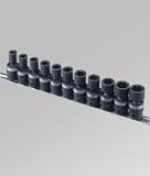11 Piece 1/2 Dr. Metric Swivel Impact Socket Set